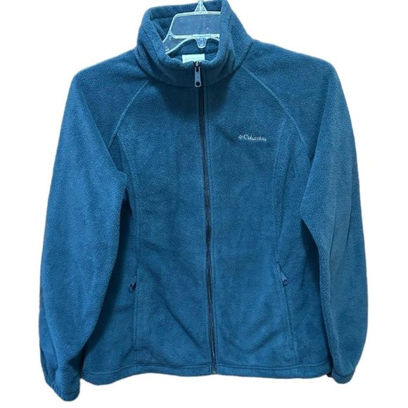 Columbia - Sawyer Rapids 2.0 Fleece Full Zip-Up Jacket 1558821: Small: Blue Teal - Picture 2 of 8